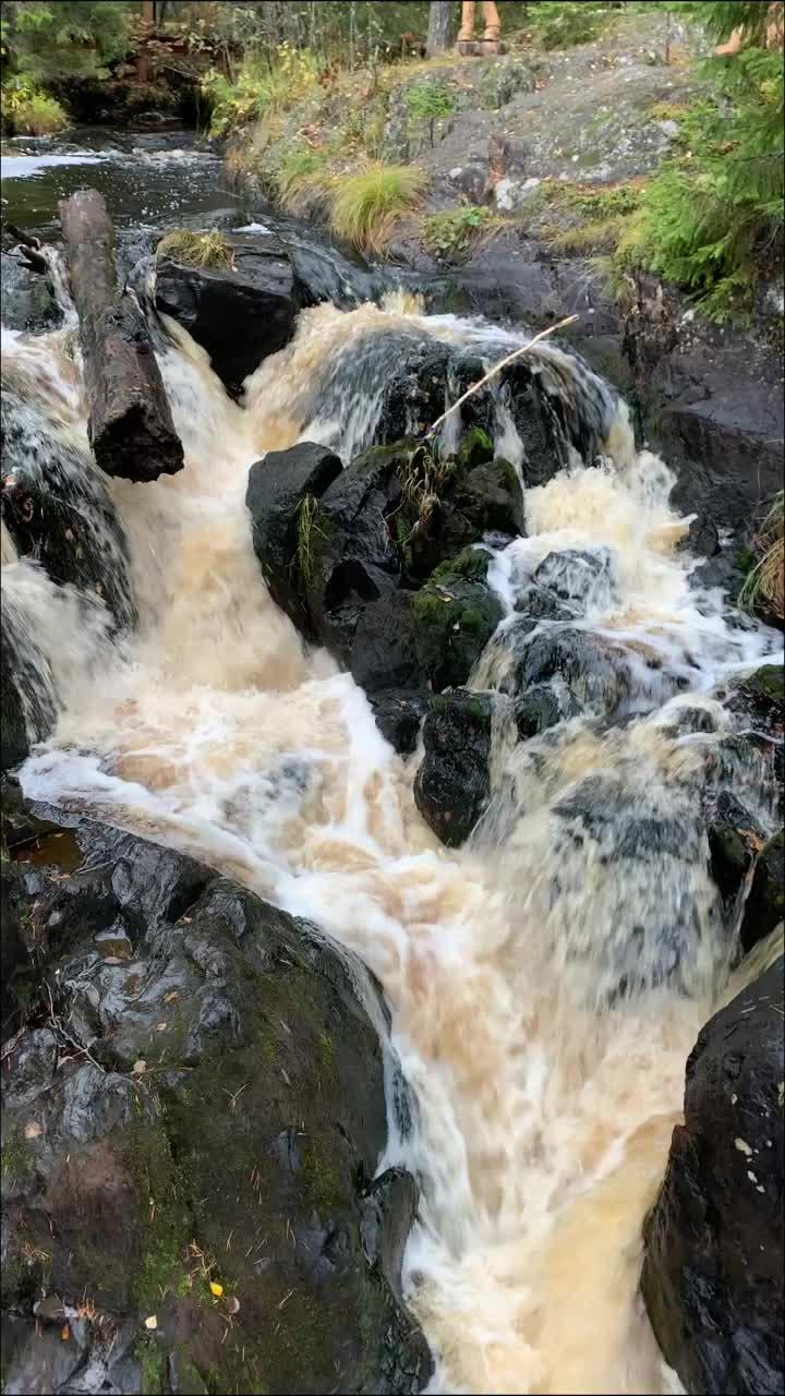 карельские водопады #карелия #рускеала #водопад