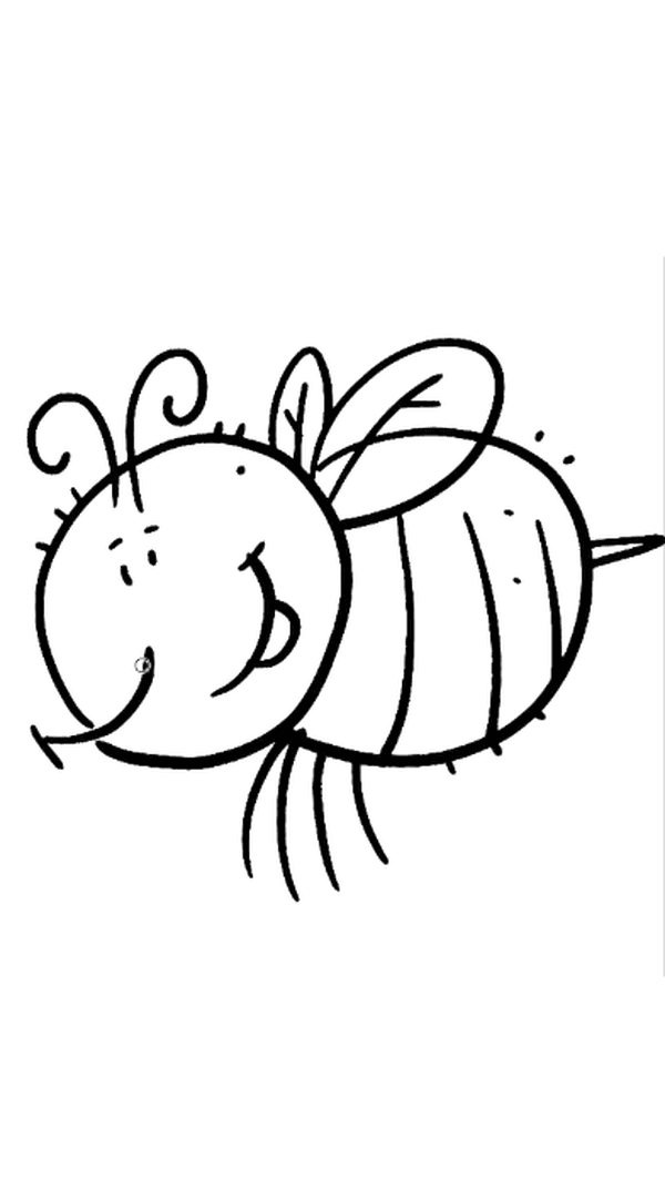 как нарисовать быстро пчёлку?! #рисуемпчёлку #мультяшный
 #юмор #рисование