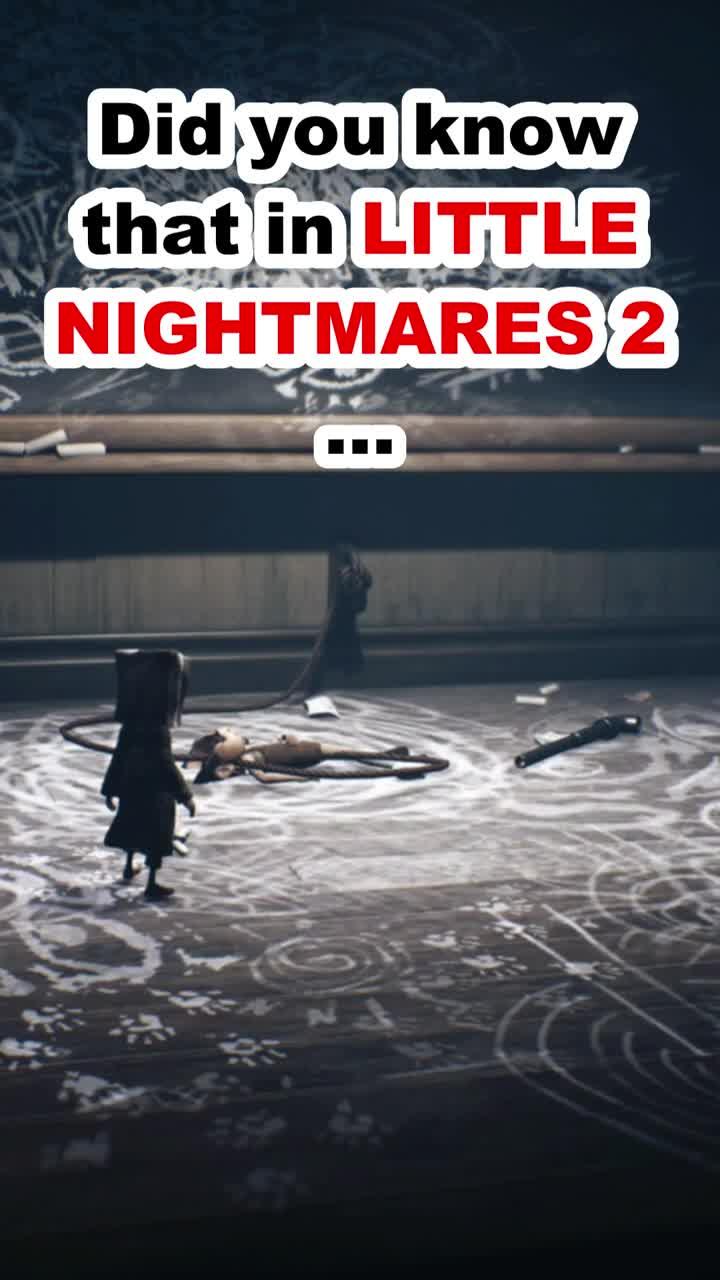 #shorts did know that in little nightmares 2...one of the drawings drawn by the grounded kid is the janitor, one of the main antagonists of the first game. follow me on: tiktok: