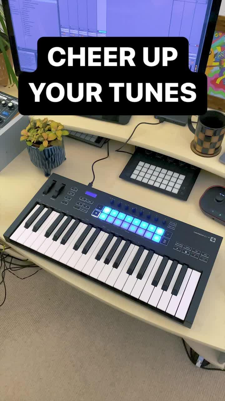 cheer up your tunes using scale mode on launchkey. #novation #wearenovation #launchkey #scalemode #sadsong