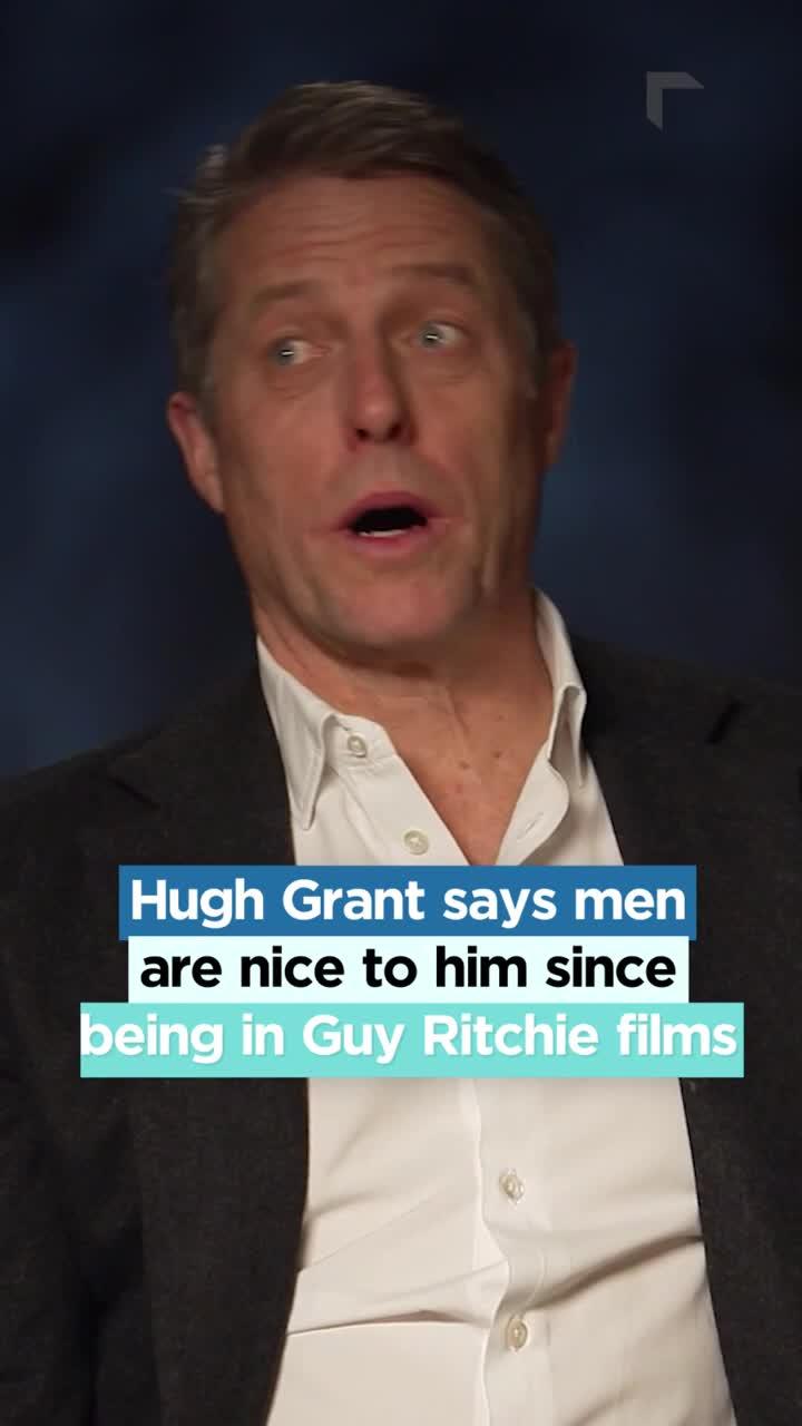 hugh grant spoke to us ahead of release of his new movie operation fortune: ruse de guerre about how male audiences were suddenly nicer to him after starring in films by director guy ritchie. this is his third film with the english film director. #guyritchie #hughgrant get more london live: check our website: like london live: follow