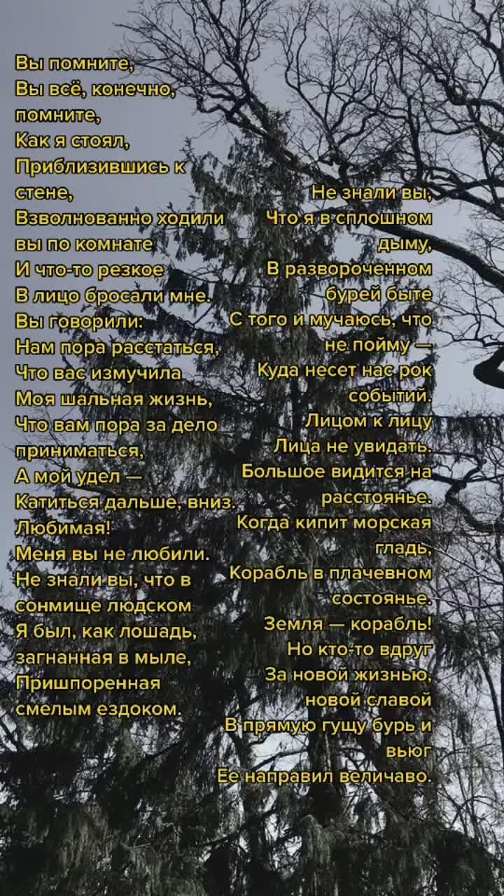 лайки: 24.видео от пользователя спокойствие души (@calmnees1): «отрывок из стихотворения сергея есенина «письмо женщине» #kiatechnobeast #рекомендации #поэзия #есенин».оригинальный - here is a piece of my soul.