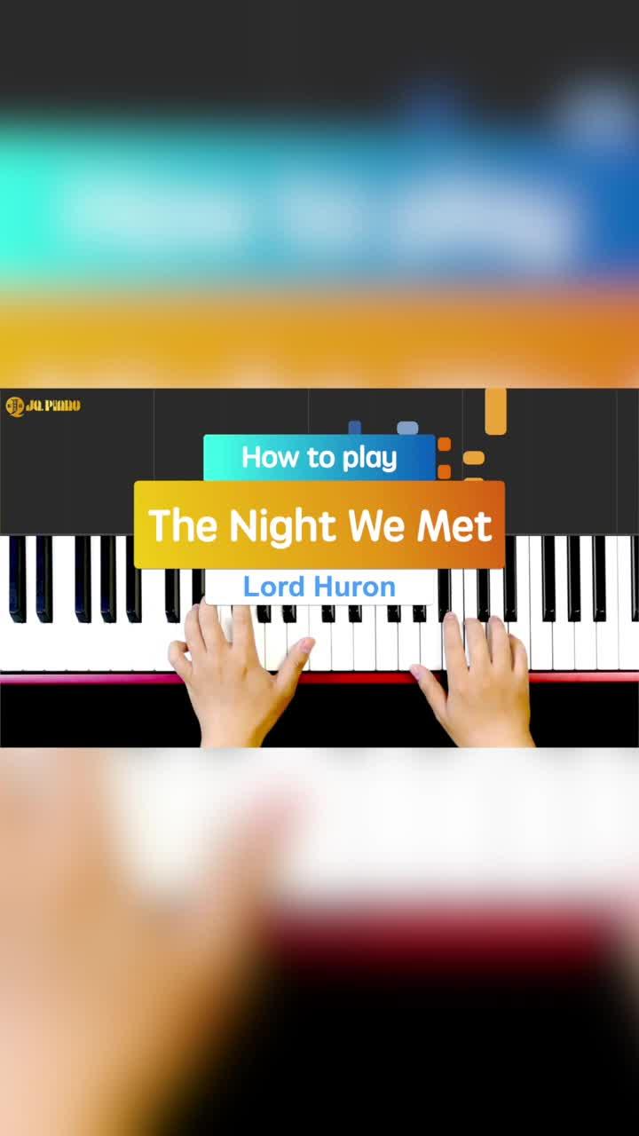 #jqpiano #pianotutorial #pianolessons #lordhuron #thenightwemet