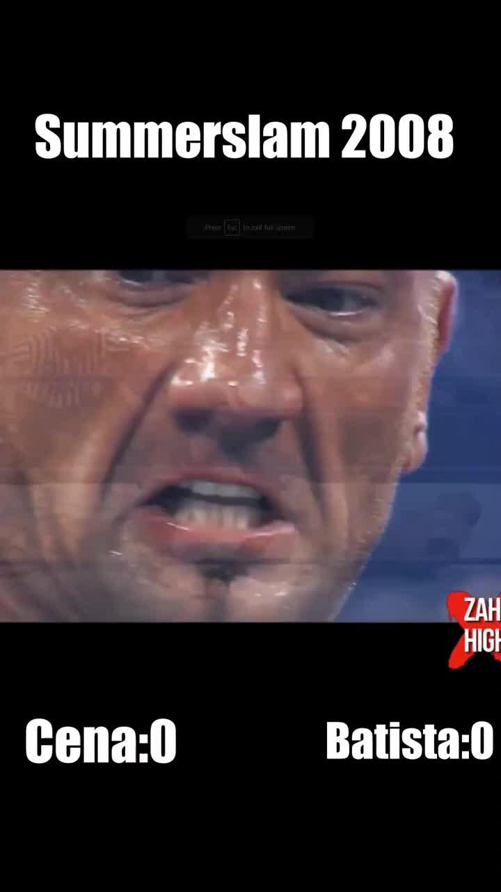 #batista #johncena #wwe #wweraw #wwesmackdown all the video clips, images and songs used the (short video) belongs to their respective owners. i or this channel does not claim any right over them. copyright disclaimer under section 107 of the copyright act of 1976, allowance is made for fair use. fair use is a use permitted by copyright