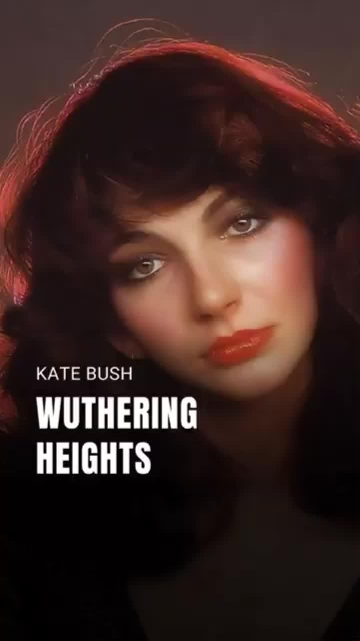 wuthering heights was released as kate's debut january 1978. it became a no.1 hit the uk singles chart and remains kate's biggest-selling single. two music videos were created to accompany "wuthering heights." version 1 kate dances an outdoor environment while wearing a red dress. version 2, kate can be seen performing the