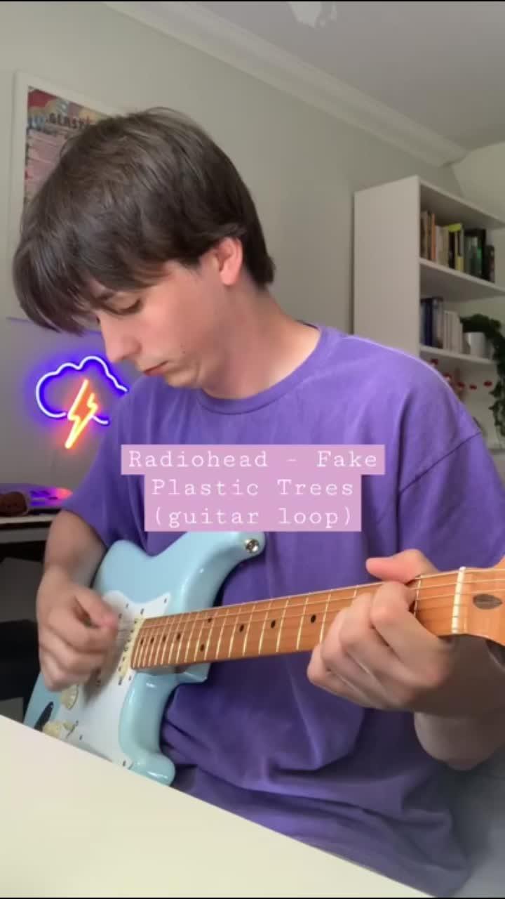 radiohead - fake plastic trees (guitar loop)