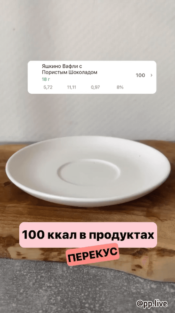 ПЕРЕКУС НА 100 ккал ☑️