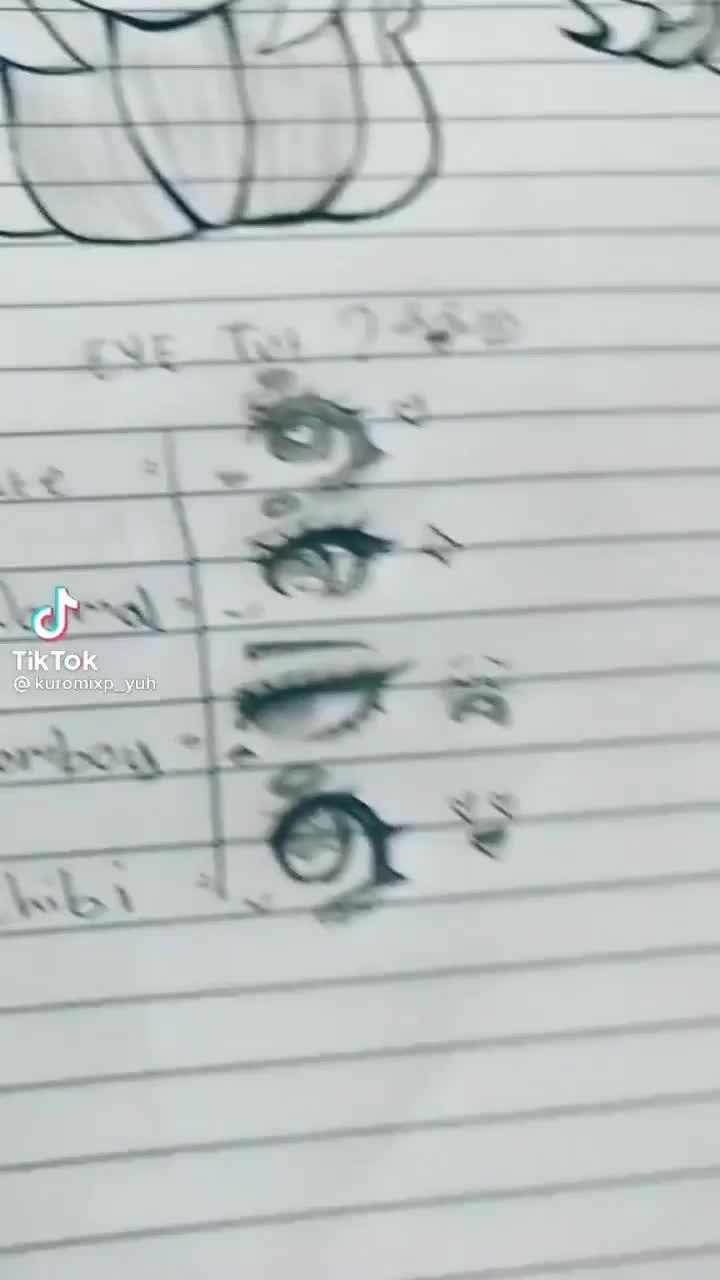 Как нарисовать анимэ глаза