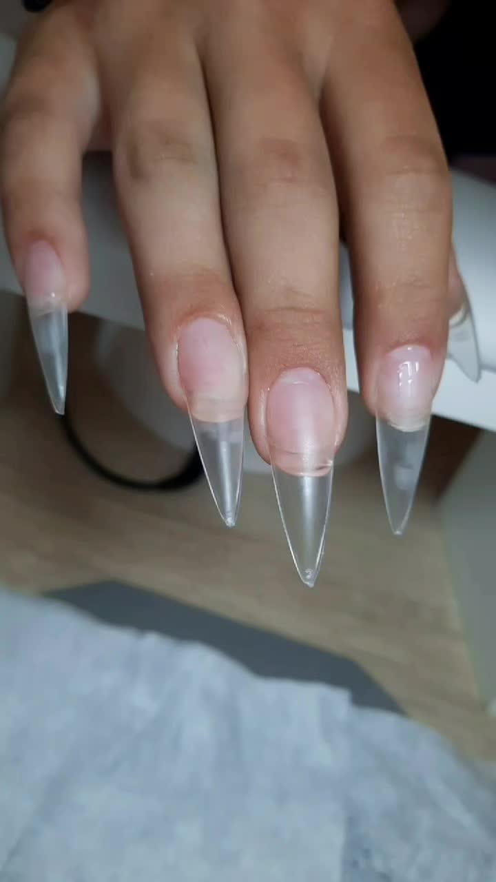 наращивание ногтей на гелевые типсы, самый простой и быстрый способ наращивания #мастерманикюра #комбинированныйманикюр #маникюрстародеревянковская