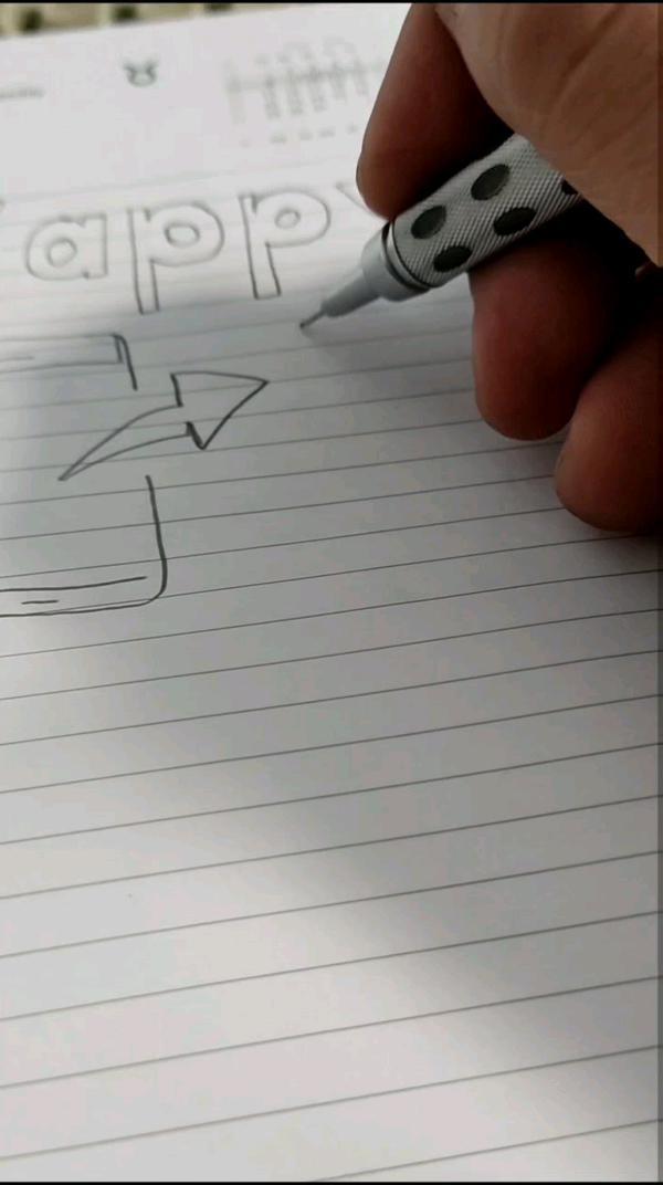 как нарисовать Yappy, рисунок карандашом