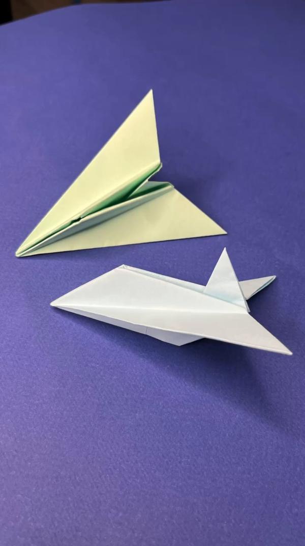 Крутой самолет из бумаги #оригами #своимируками #длядетей