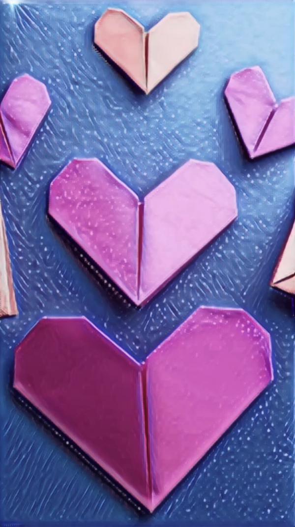 Оригами сердце. Схема а4 #искусство
