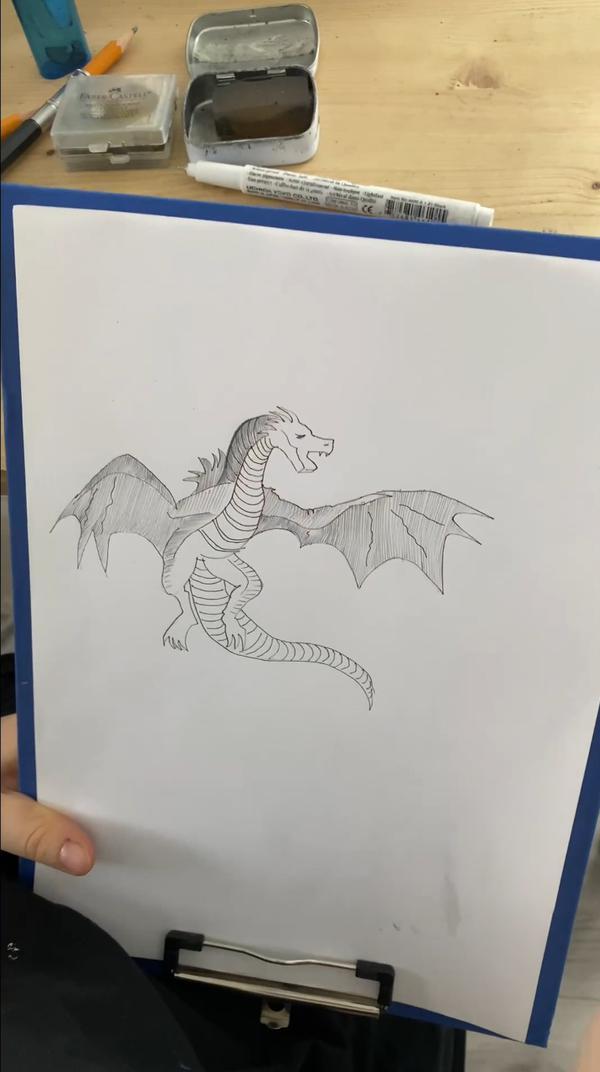 Как нарисовать дракона? 🐉