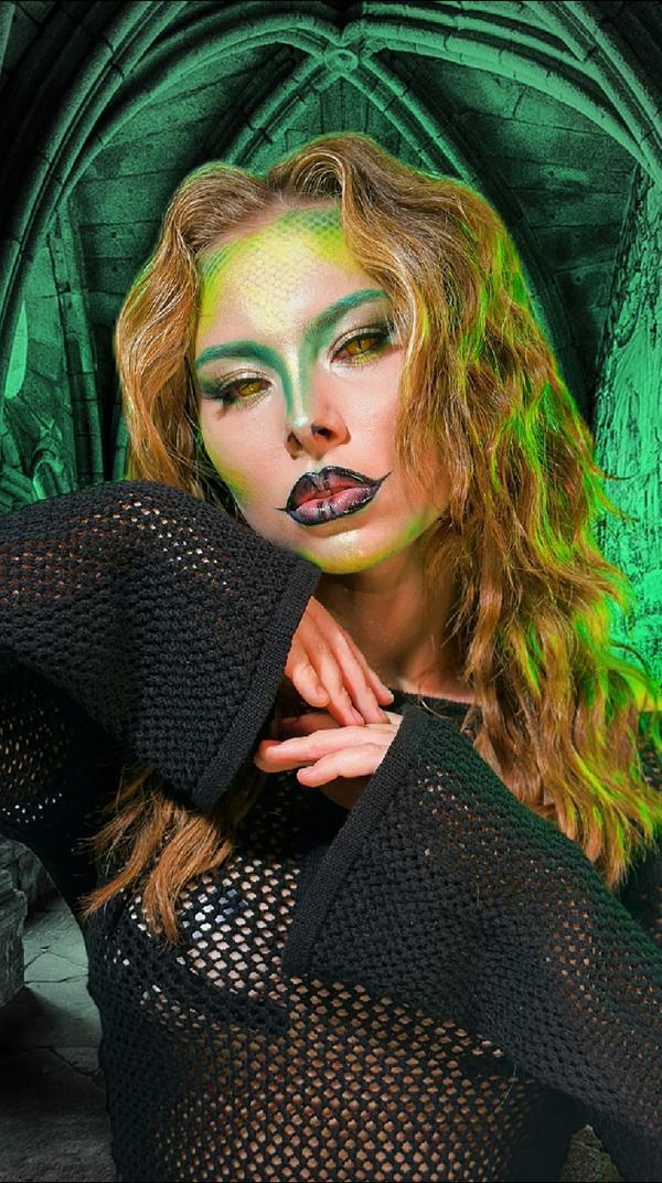 IT GIRL макияж на Хэллоуин🐍
#бьюти #макияж #тренд #хеллоуин #липсинк