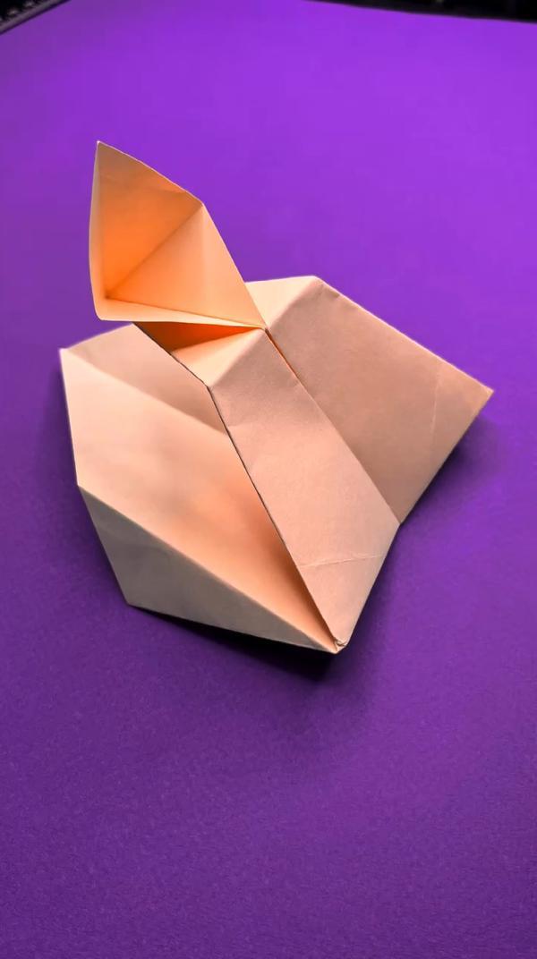 Игрушка катапульта из бумаги #оригами #творчество #длядетей