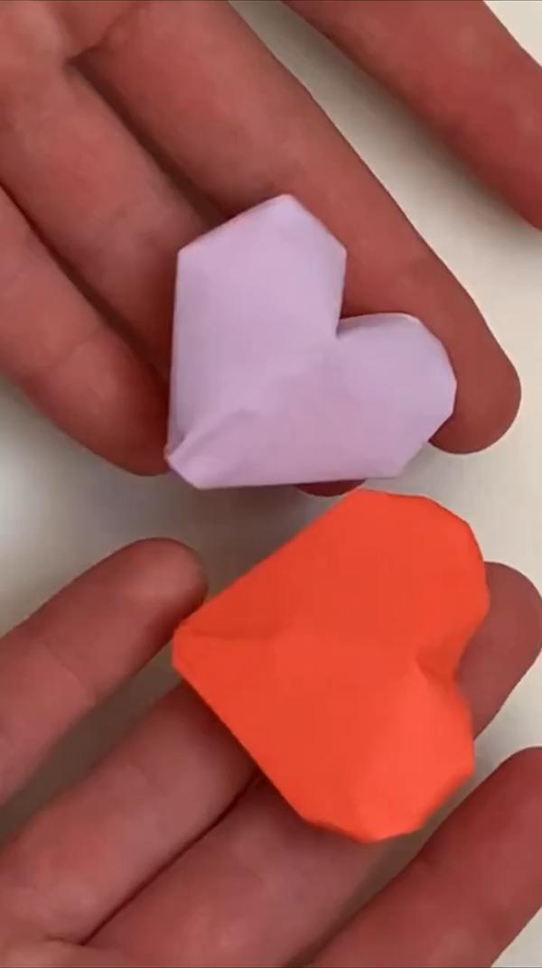 Сердце. #оригами #легко #своимируками #рек #рекомендации