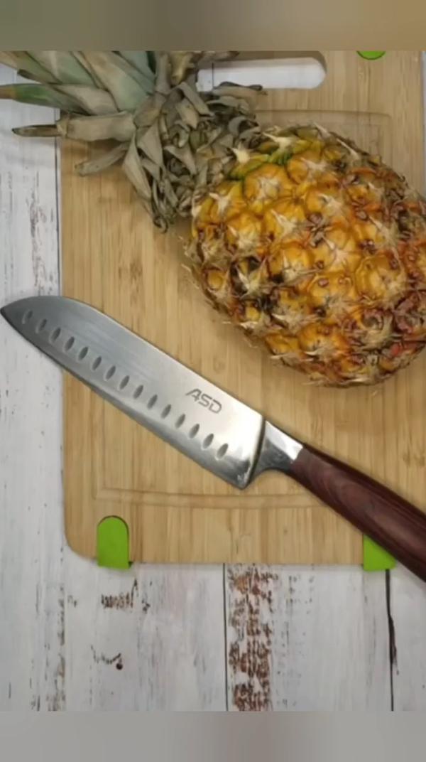 как нарезать ананас